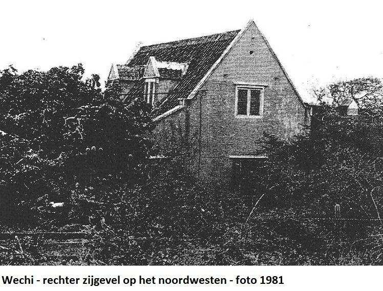 28. Wechi westelijke zijgevel 1981